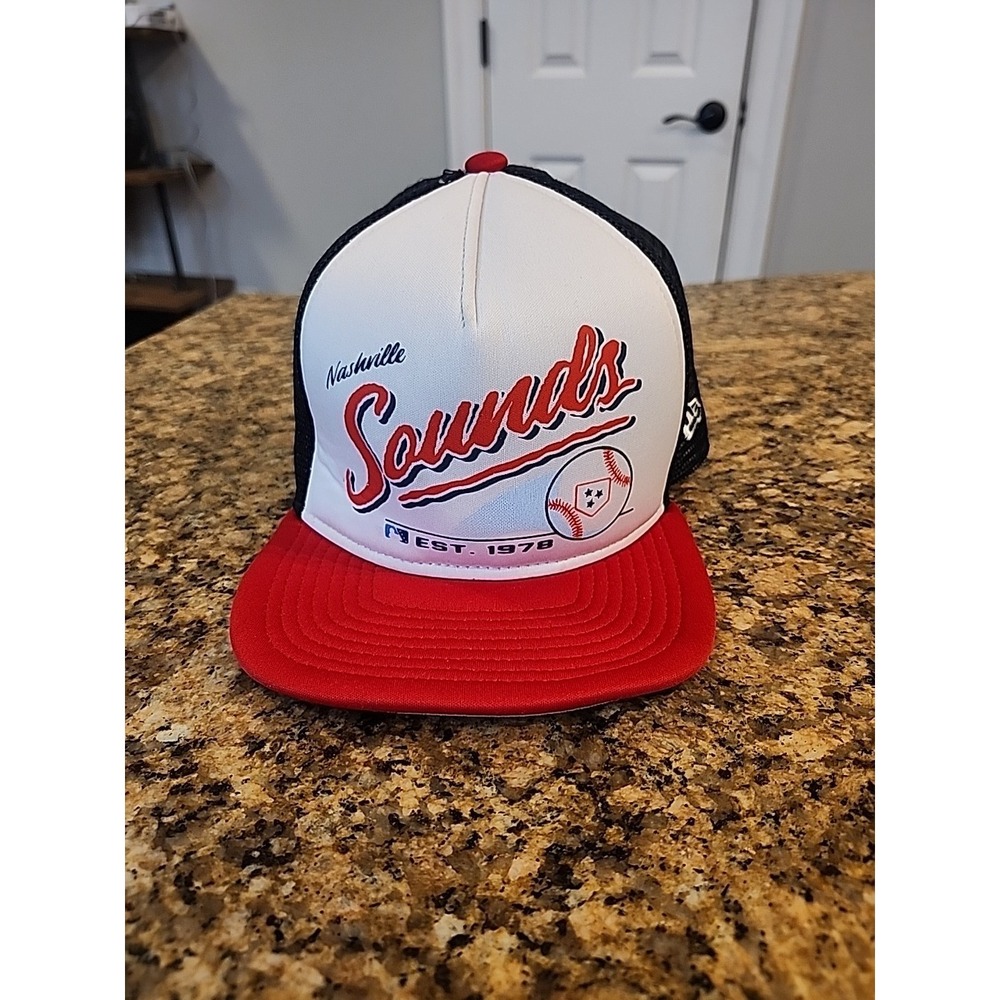Nashville Sounds New Era Youth 9FIFTY A-Frame Retro Script Hat‎